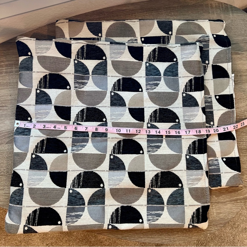 2 18” square pillow covers